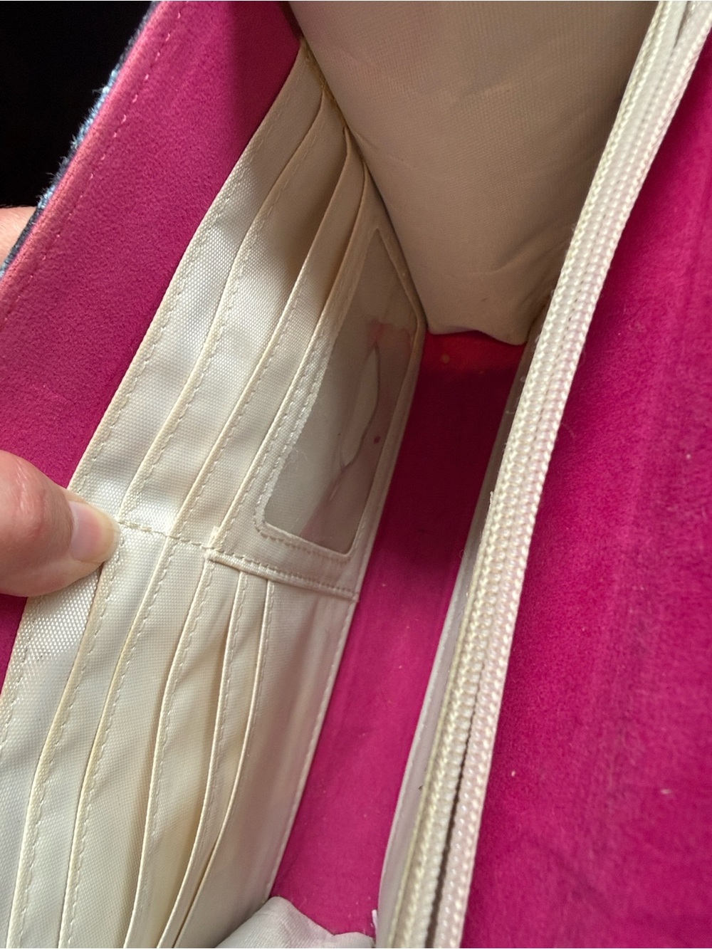 Spartina 449 Blush Pink Floral Linen/canvas fabric Crossbody - Picture 7 of 16